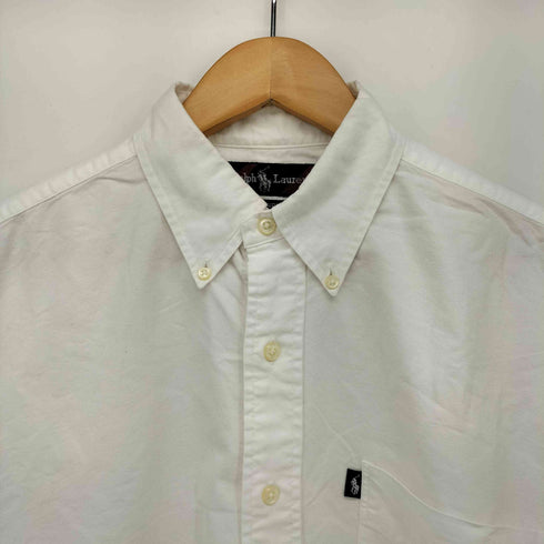 ラルフローレン RALPH LAUREN 90s BLAIRE ピスタグ オックスフォード生地 ボタンダウンシャツ メンズ import:M